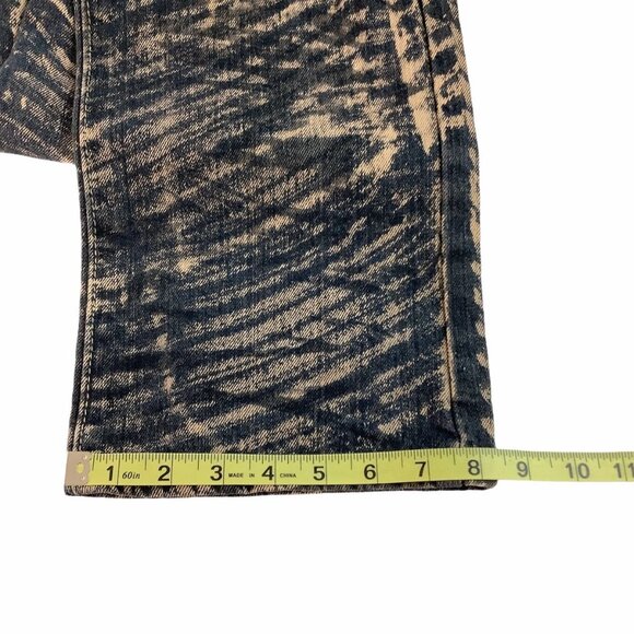 Denim & Rivets Straight Leg Moto Jeans Size 16 Young Mens - Picture 7 of 9